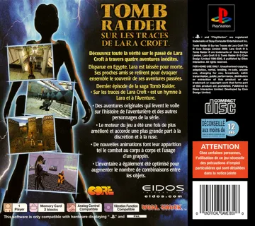 Tomb Raider 5 - Chronicles (JP) box cover back